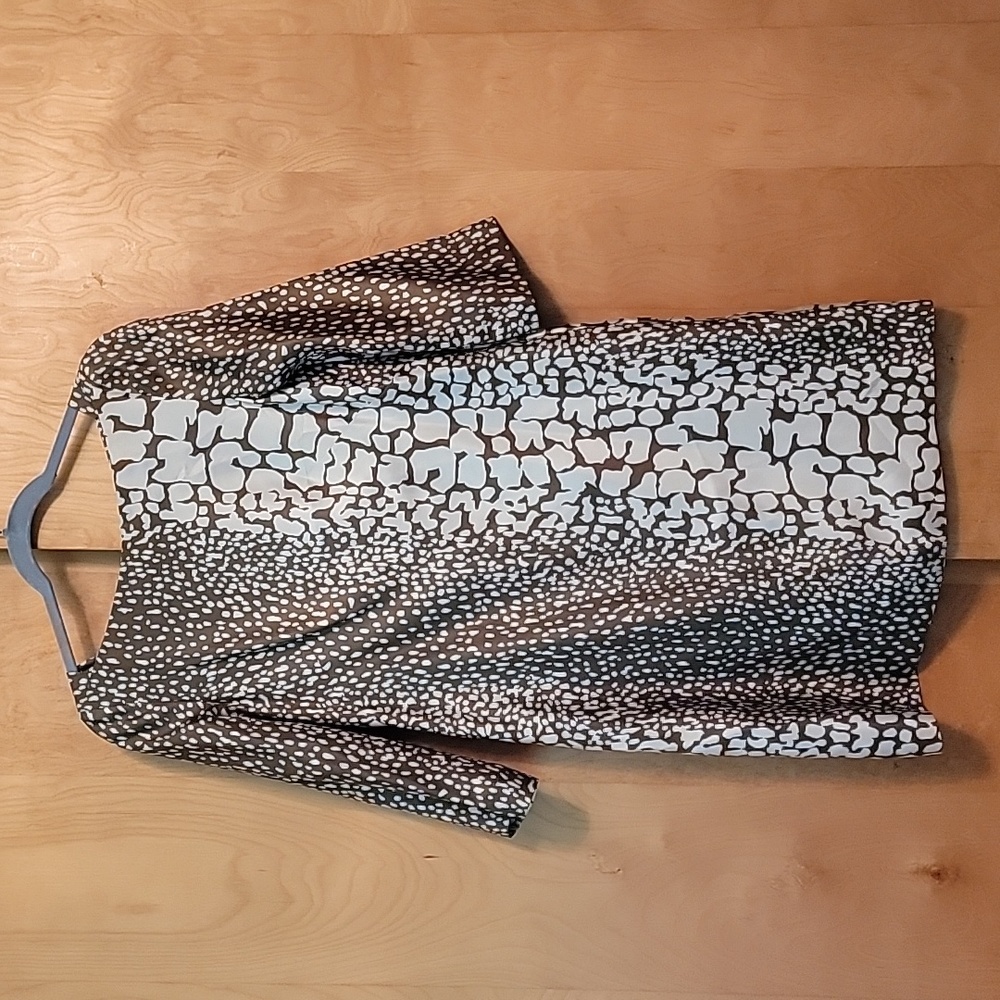 J. CREW Silk Animal Print Sheath Dress